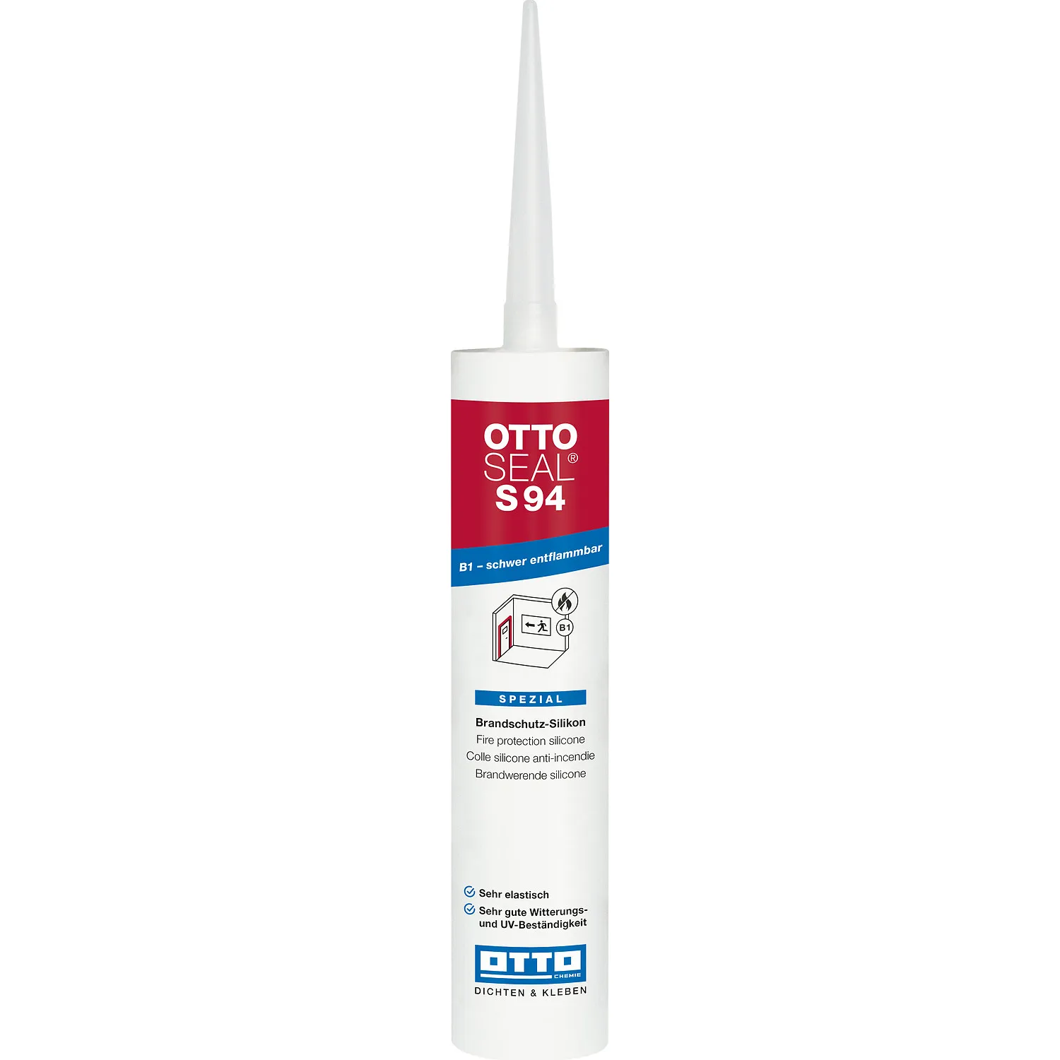 Ottoseal S94 Brandschutz Silikon B1 310ml – Ansicht von oben