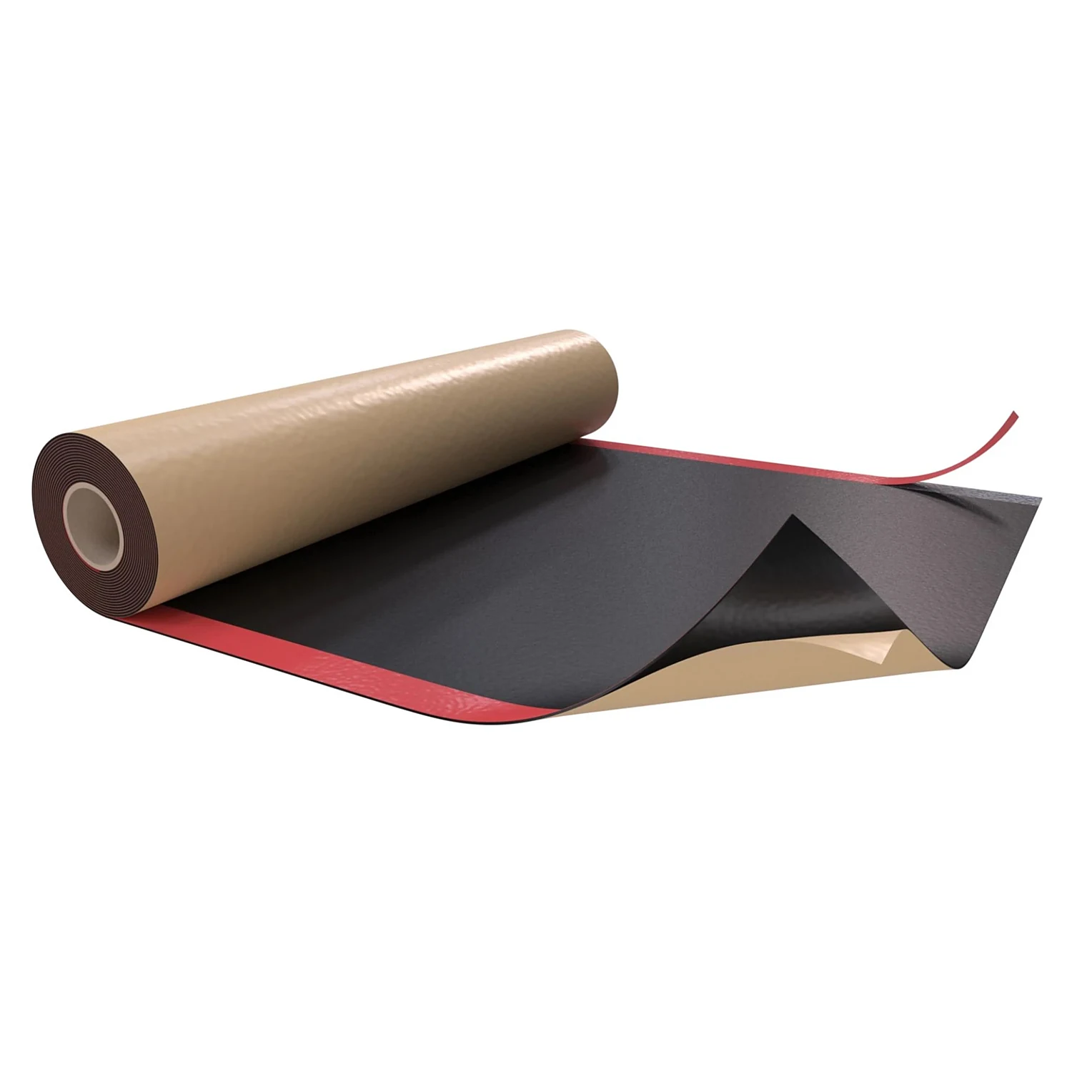 Teroson FO KSK Bitumen-Dichtfolie, angefaltete 15 m² Rolle mit Trennpapier, anthrazit, Freisteller