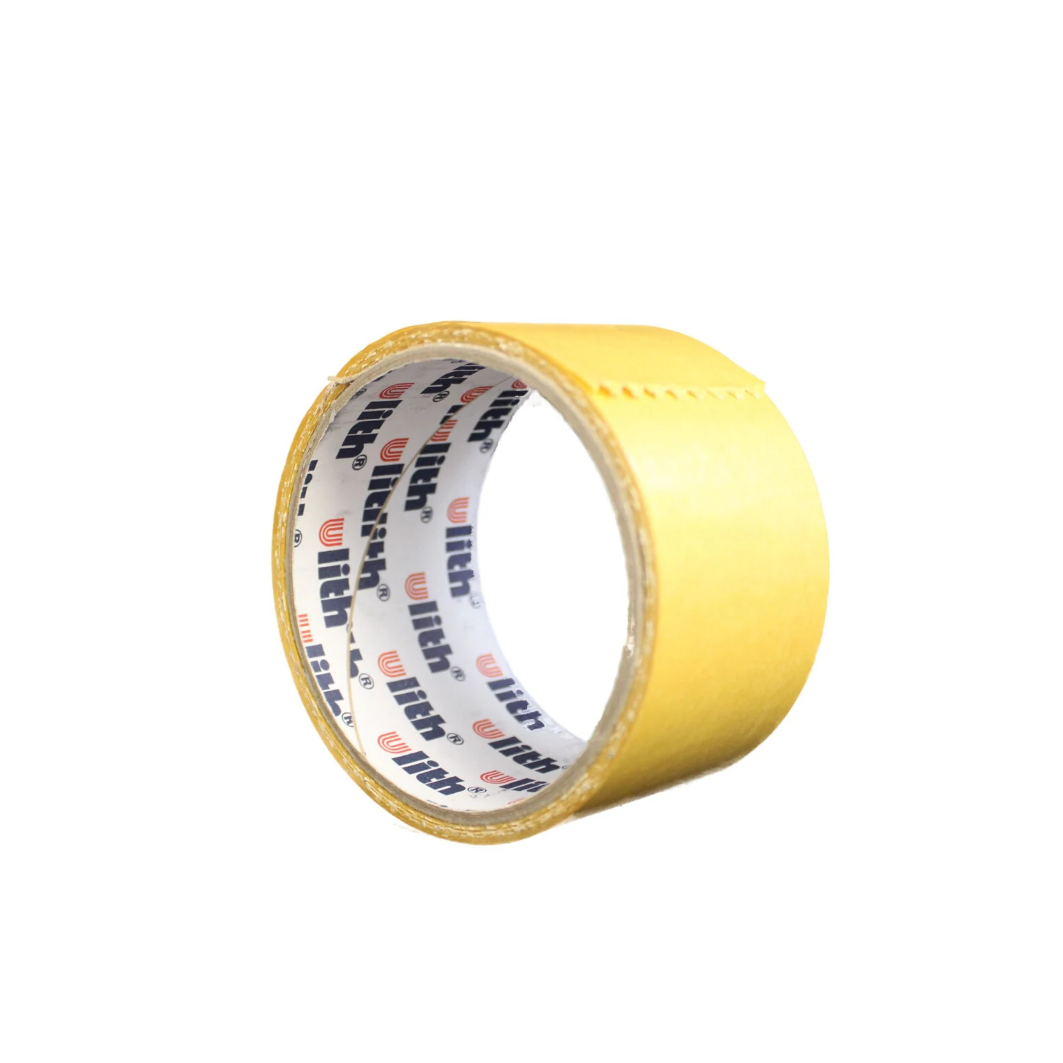 Ulith Teppichband 50 mm x 5 m, Rolle schräg mit gelbem Träger