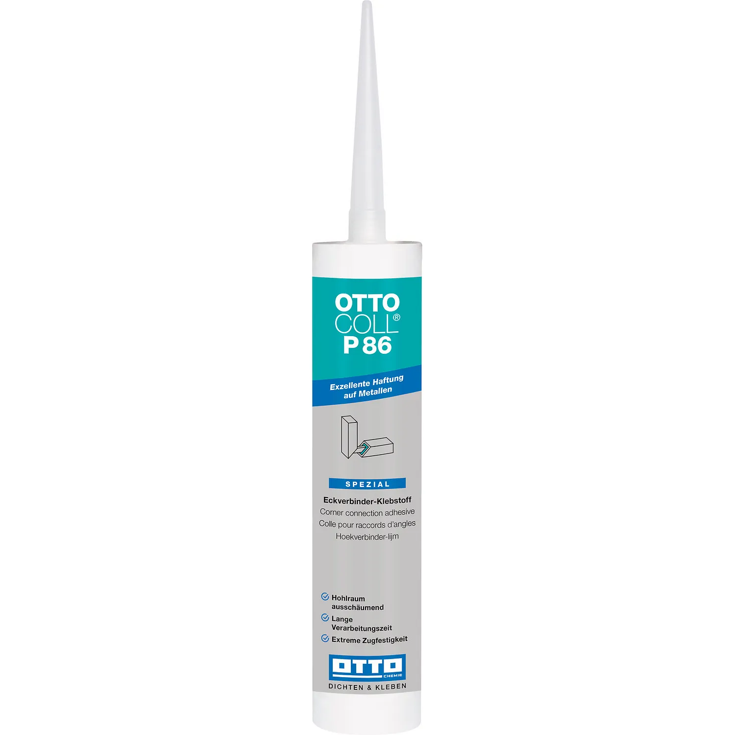 Ottocoll P86 Eckverbinder Klebstoff transluzent 310ml