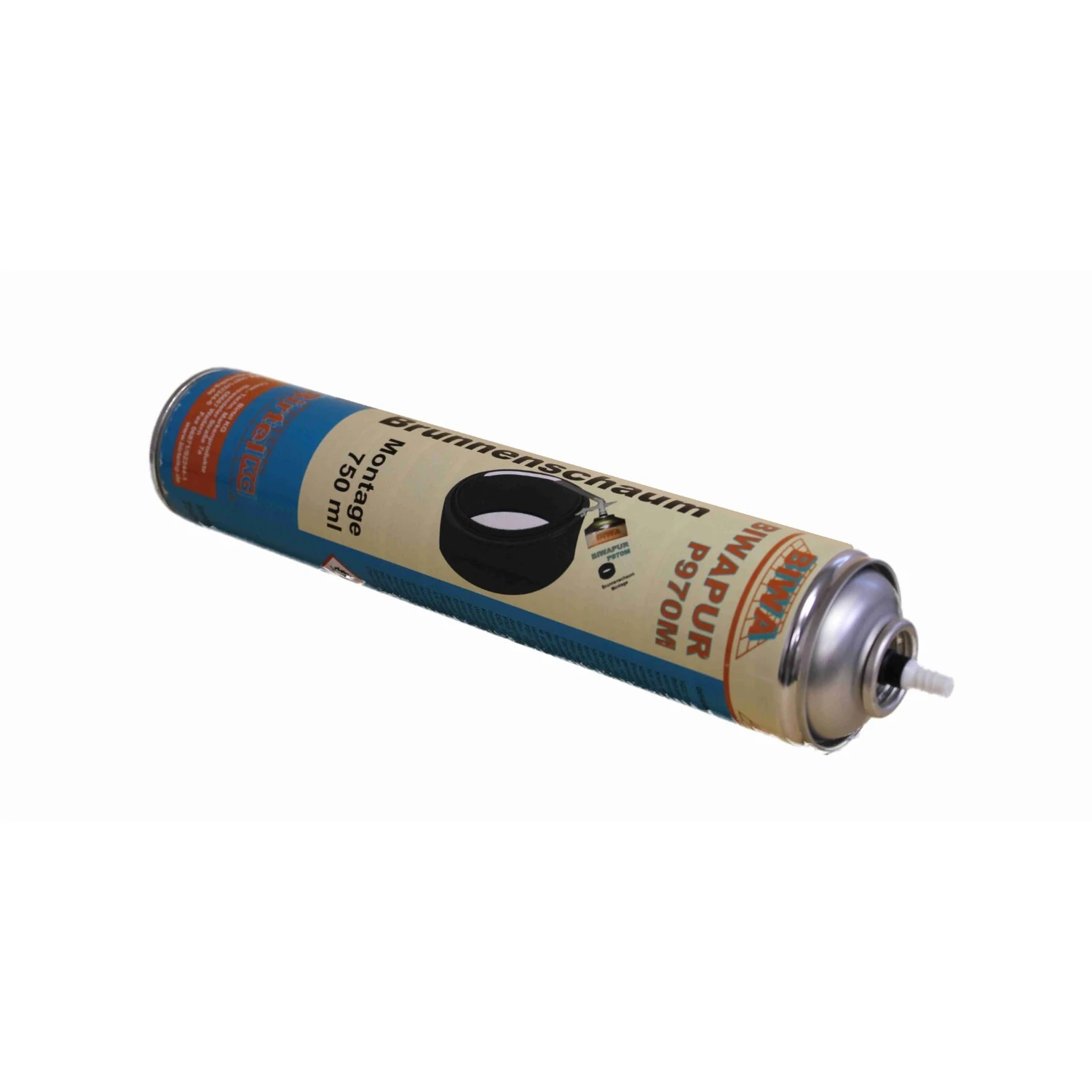 BIWA P970M Brunnenschaum B3, Gebinde 12 × 750 ml – Dose liegend