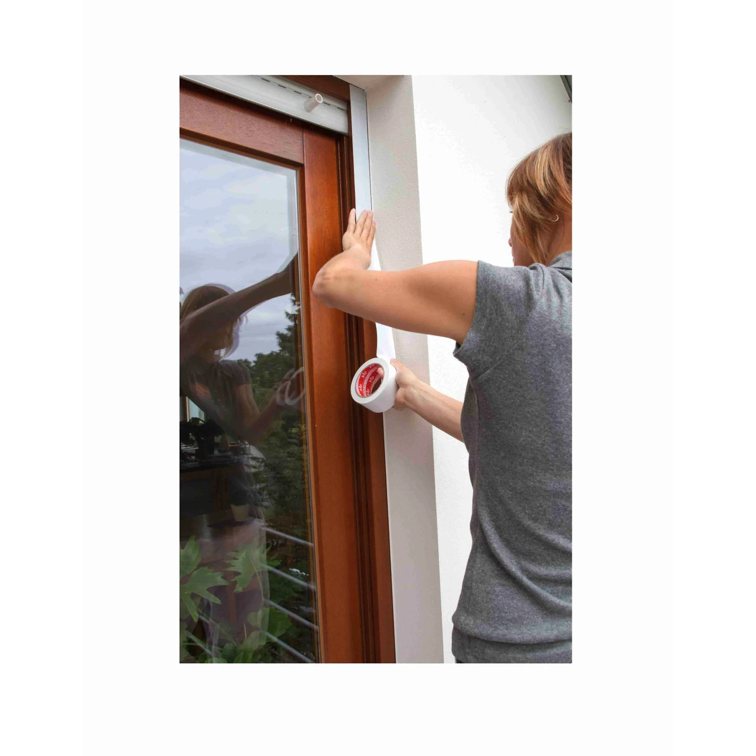 KIP 315, Anwendung: Fensterrahmen abkleben