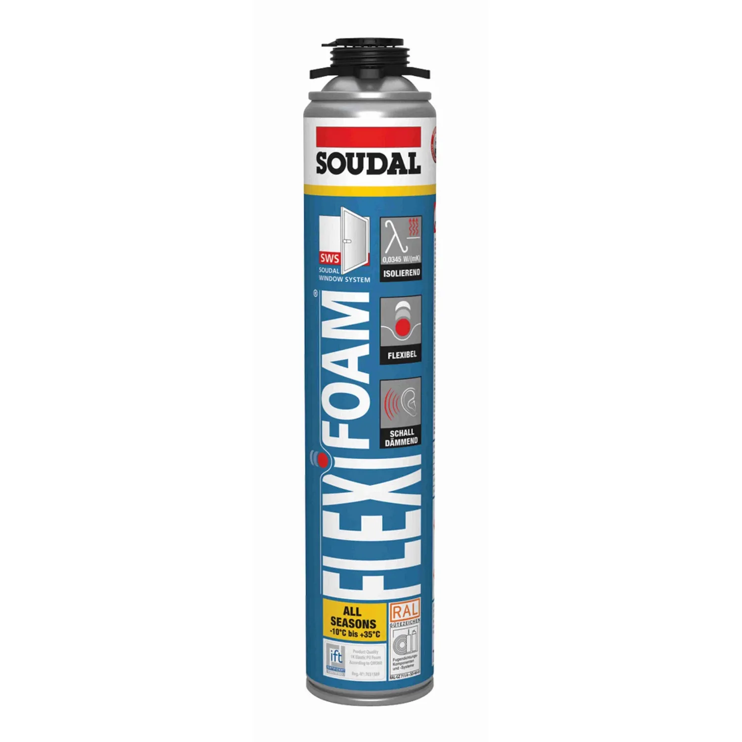 Soudal Flexifoam Pistolenschaum flexibel 750 ml