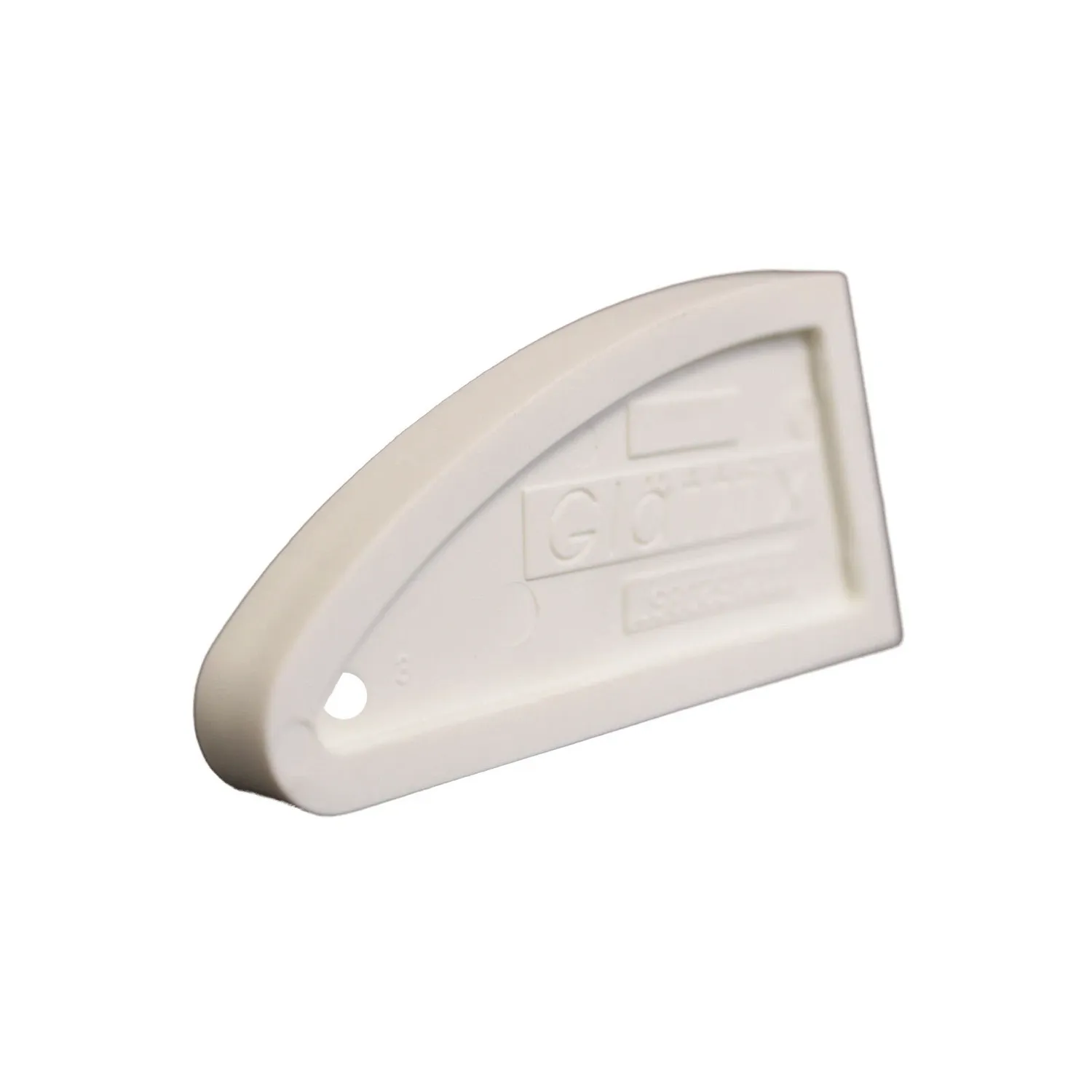 Glättfix Fugenglätter Kunststoff Fugenabzieher für Silikon 85x40x9 mm, Fugenglätter, schräge Ansicht