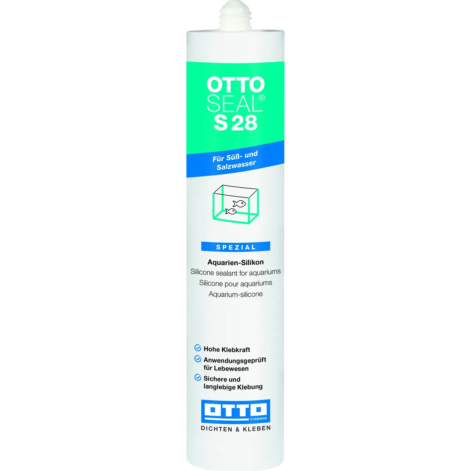 Ottoseal S28 Aquariumsilikon 400 ml Folienbeutel, Produktbild