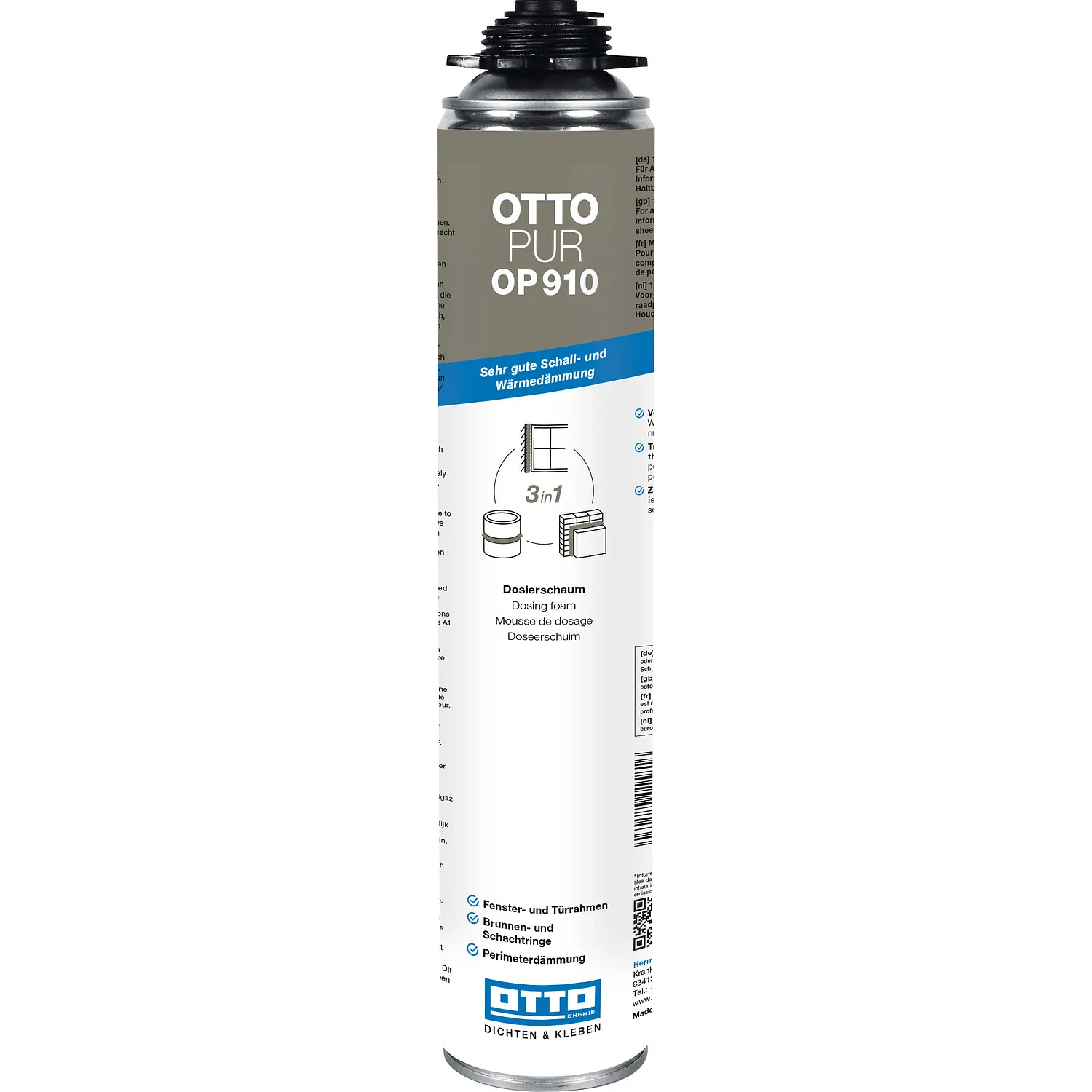 Ottopur OP 910 Pistolenschaum 750ml