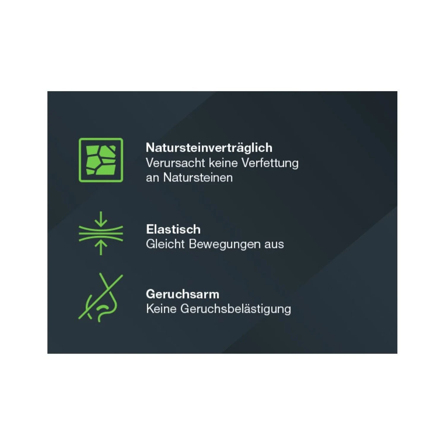 Ottocoll ALLBERT Montagekleber weiß, Kartusche 290 ml – Grafik: natursteinverträglich, elastisch, geruchsarm