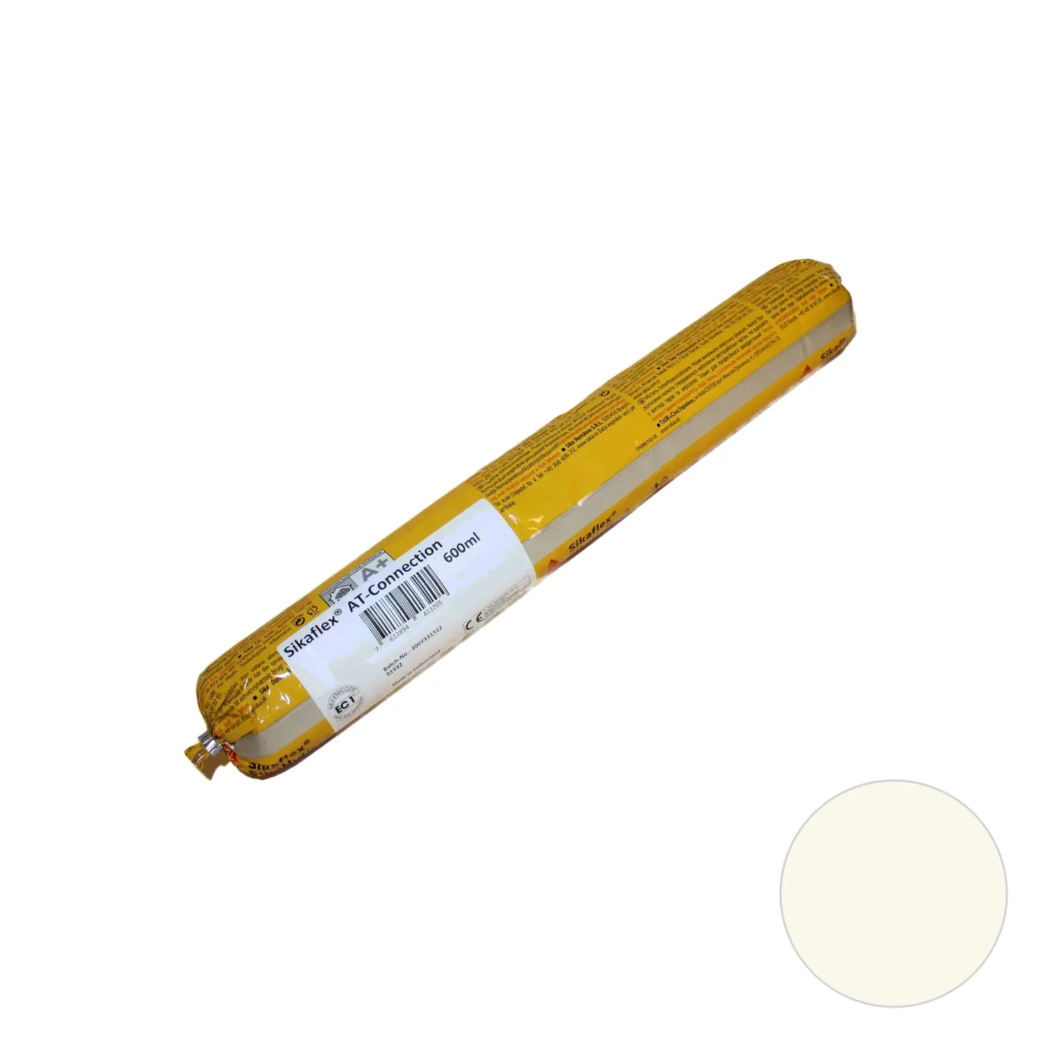 Sikaflex AT Connection 600-ml-Schlauchbeutel mit Farbmuster uniweiß