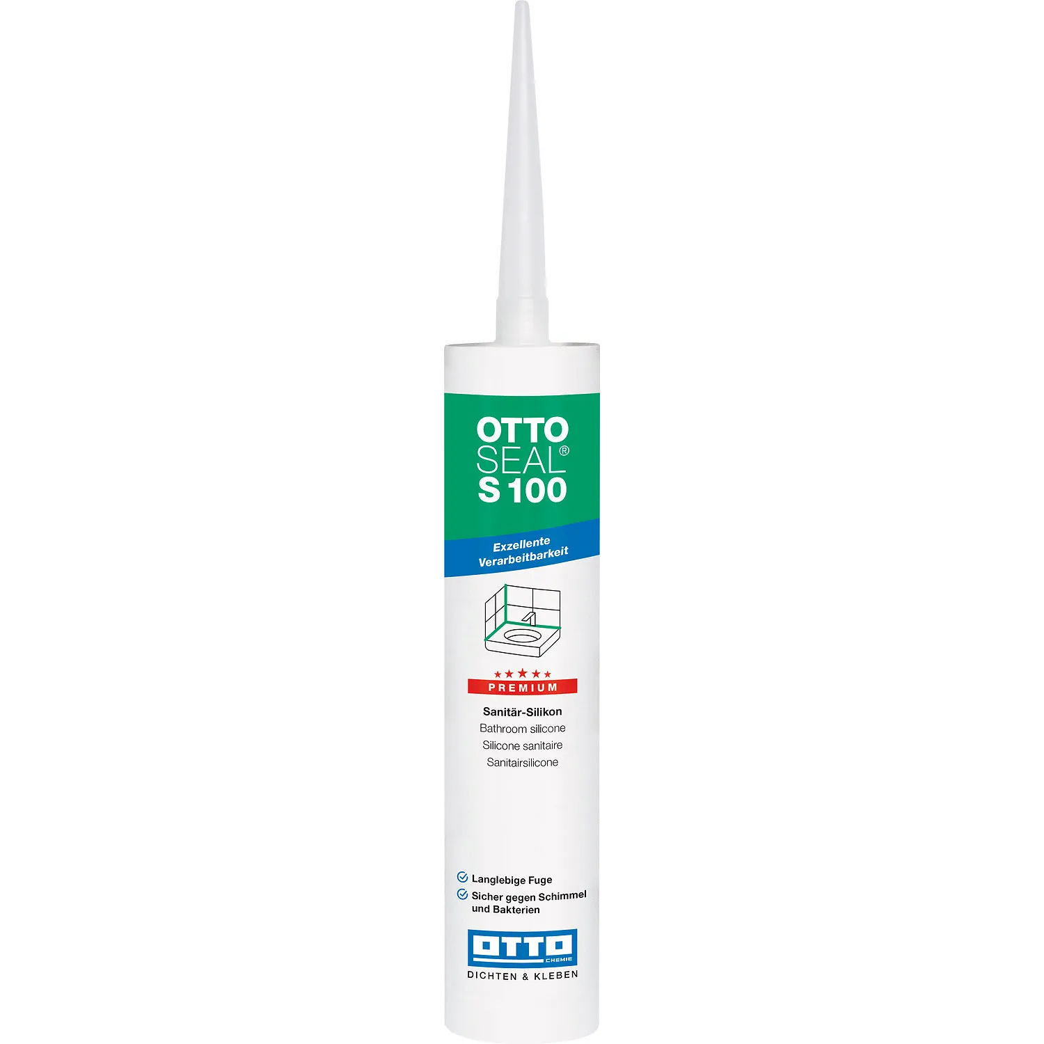 Ottoseal S100 Premium Sanitärsilikon crocusblau 310ml
