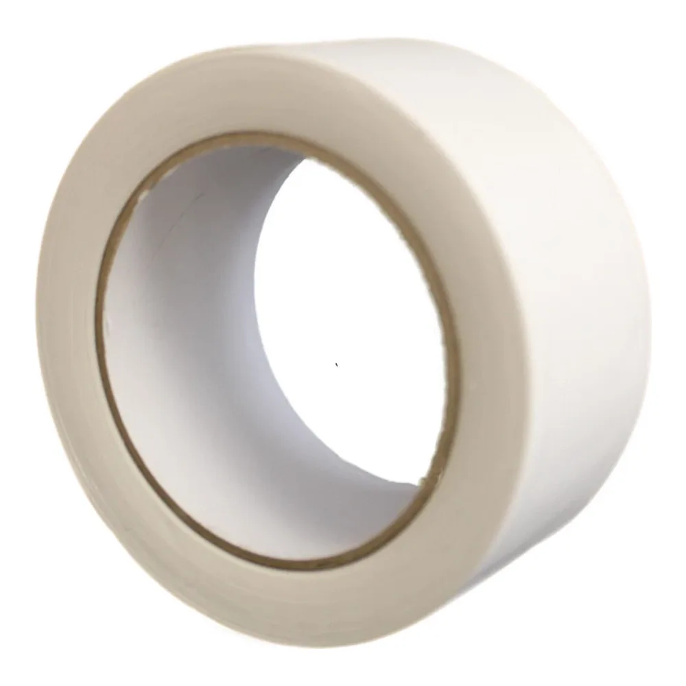 PVC-Schutzband Putzerband glatt weiß, 50 mm breite Rolle mit 33 m Länge für innen und außen