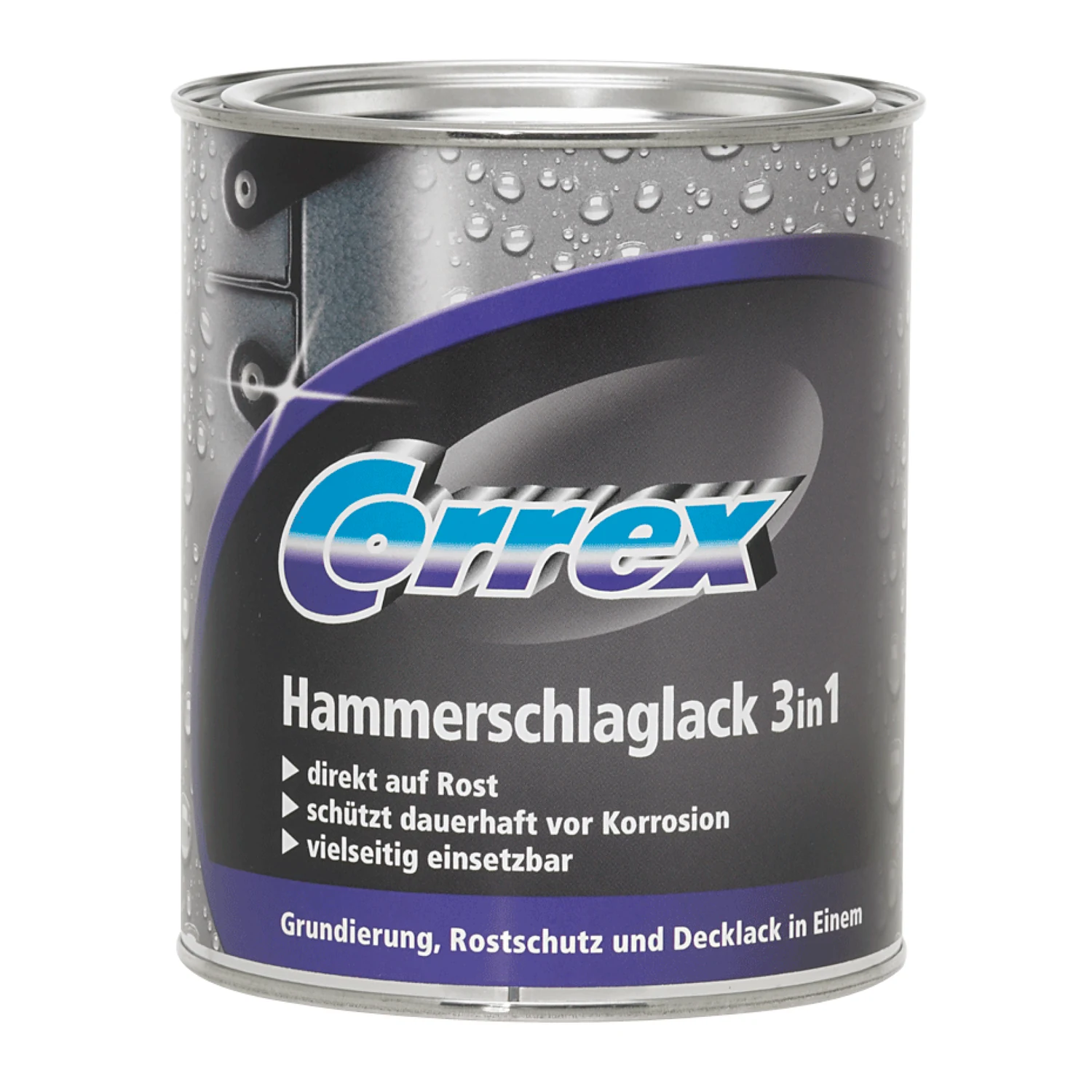 Correx Hammerschlaglack 3in1 Metallschutzlack 750 ml Dose